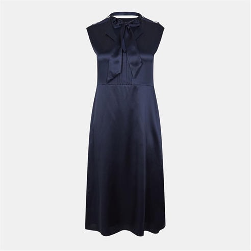 princess polly baby blue dress Ralda Thick Strap Scallop Neckline Skater Dress In Navy Blue – The Design  Closets