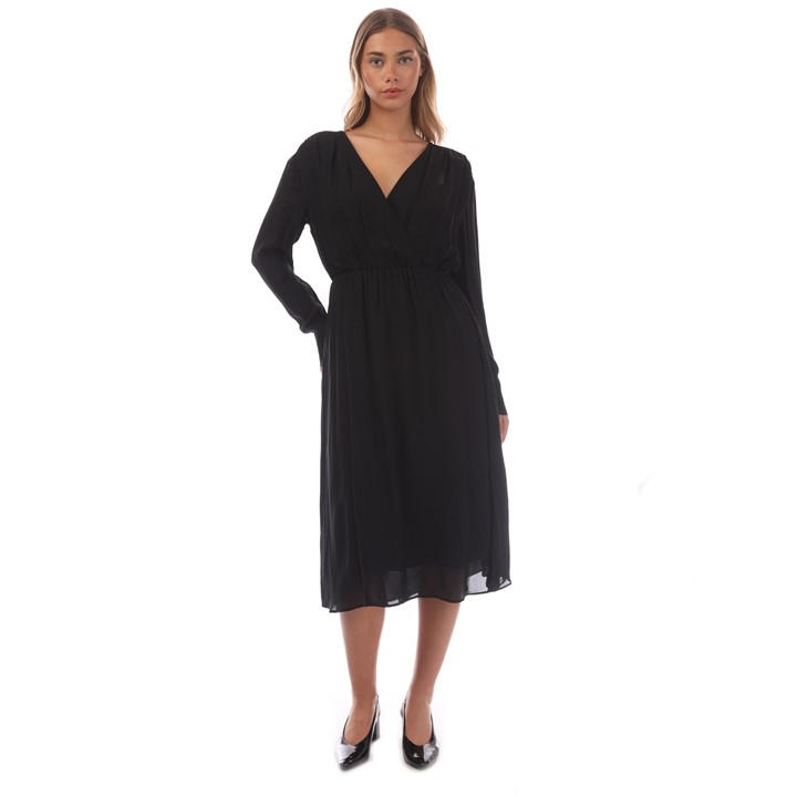 BOSS Women's Dagatta Wrap Dress - Black