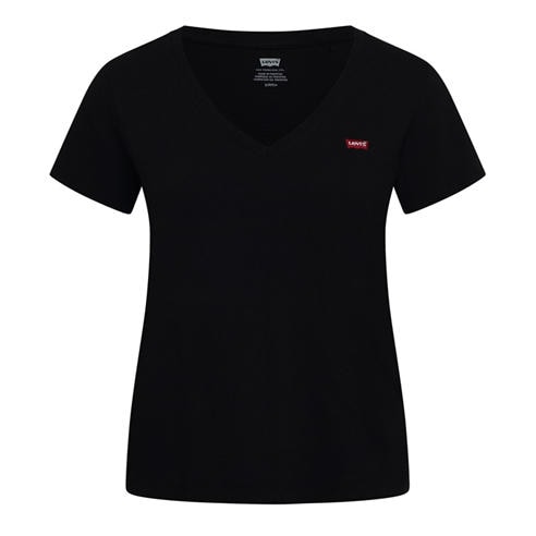 Levis - Levis Perfect Slub Vneck Anthracite