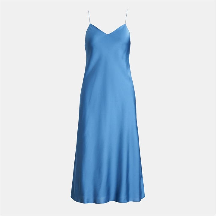 Lauren by Ralph Lauren Nokithe Midi Dress - Blue