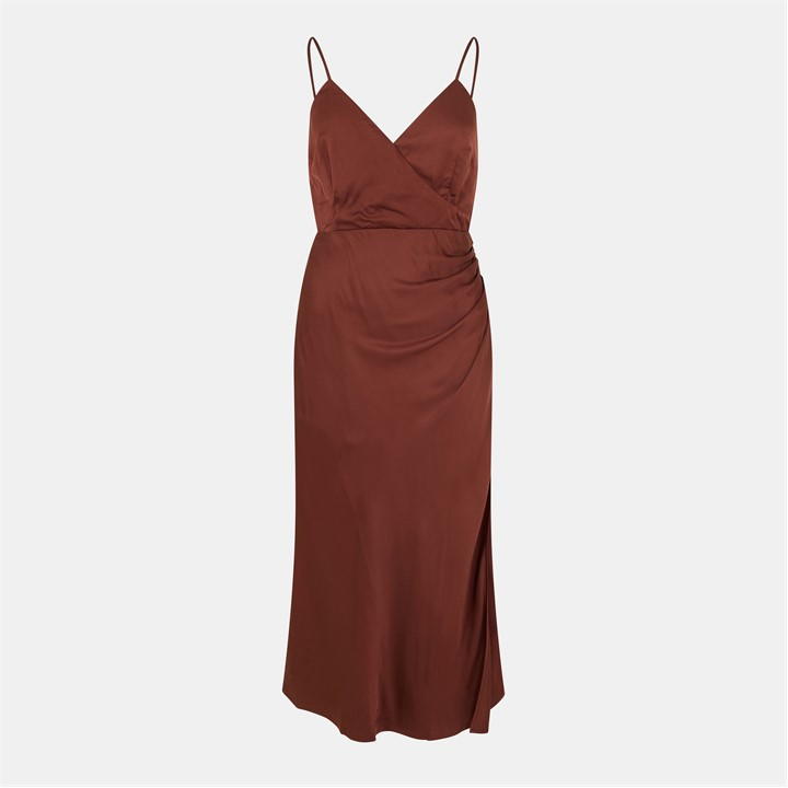 FRENCH CONNECTION ENNIS SATIN SLIP DRESS