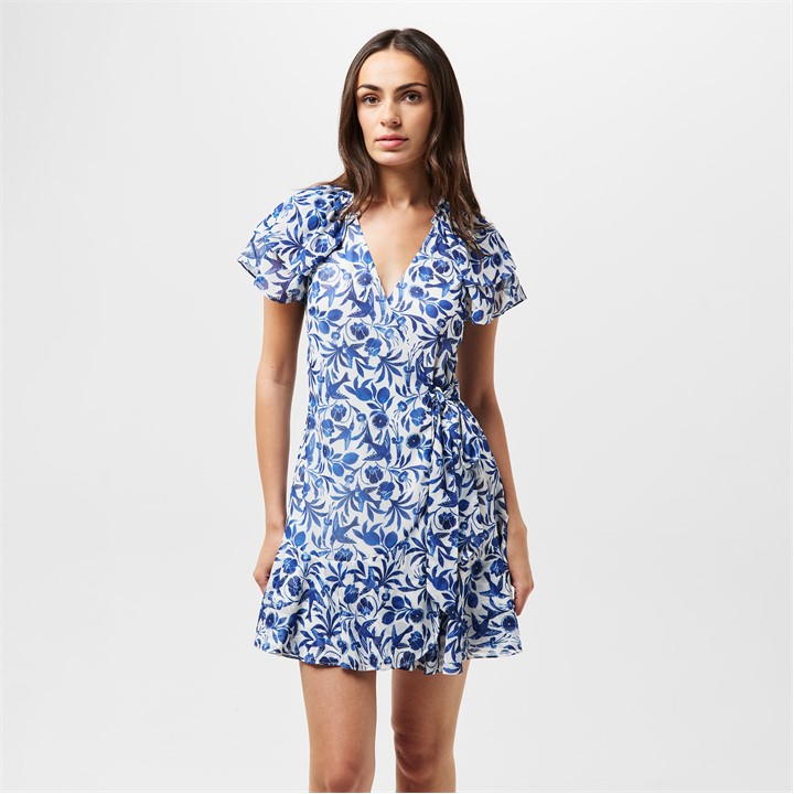 Blue - Ted Baker - Wrap Mini Dress