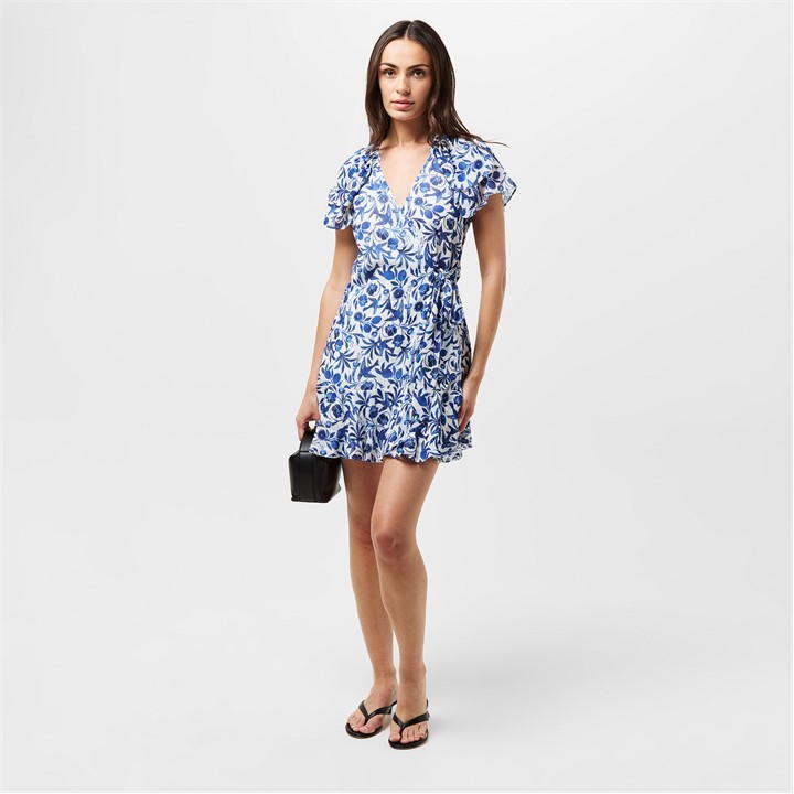 Blue - Ted Baker - Wrap Mini Dress