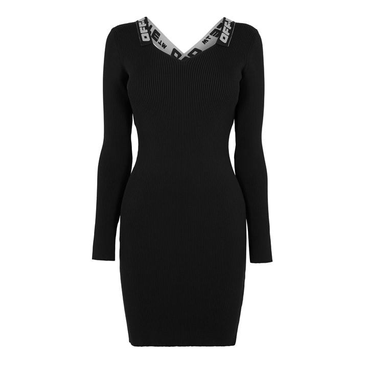 Off White Women's Multi Off Ls Dress Size 14
