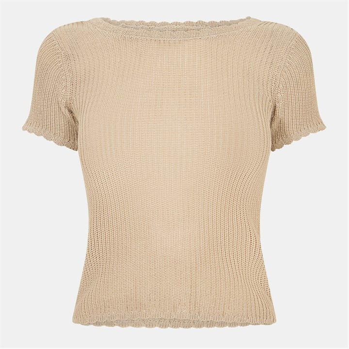 JACK WILLS CROCHET OPEN BACK TEE