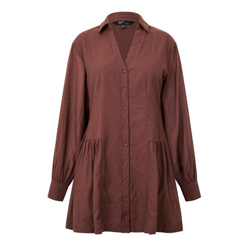 NOBODYS CHILD - Women's Roen Mini Cotton Shirt Dress