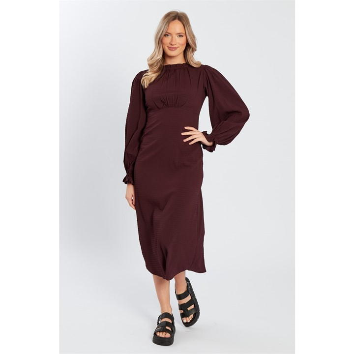 Violet Romance Midi Dress