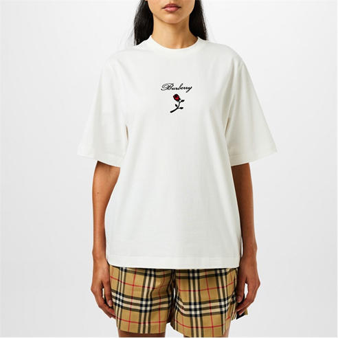 BURBERRY - Rose T-Shirt