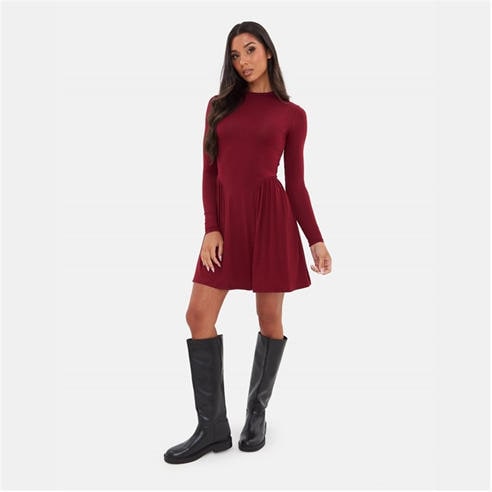 I Saw It First - Dropped Waist Mini Dress