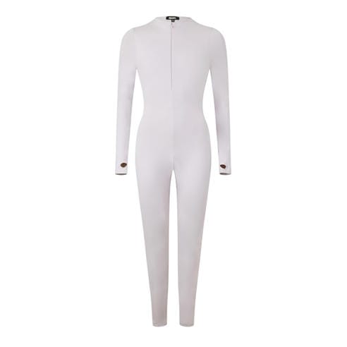 MARS THE LABEL - Women's Contour Long-Sleeve Zip-Up Jumpsuit