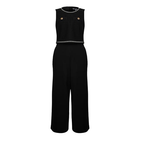 Karl Lagerfeld - Women's Ruffle Crepe Jumpsuit