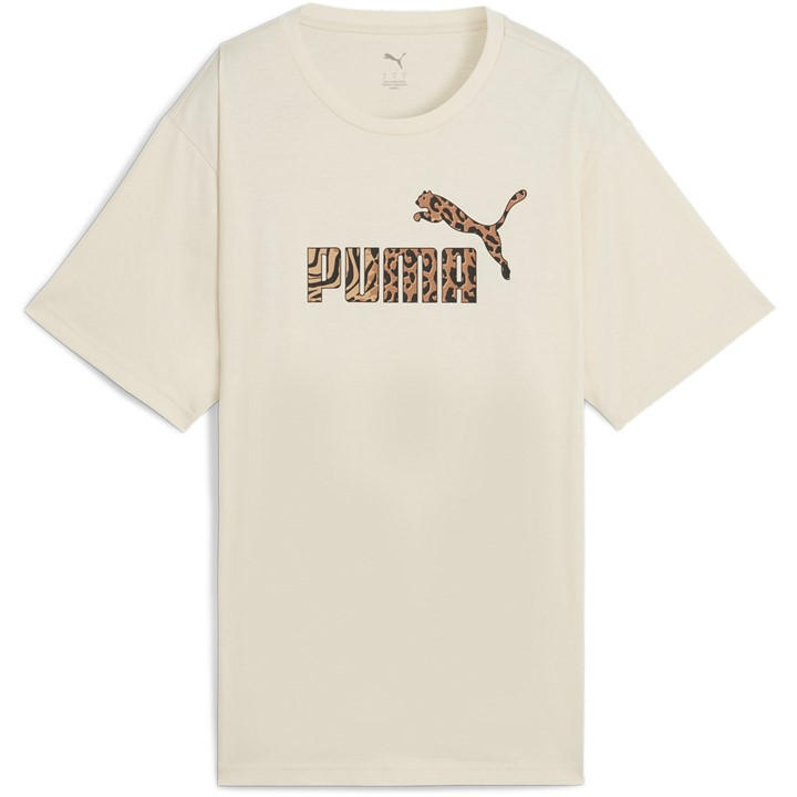 Puma Women's Beige No1 Logo Tee Size 12