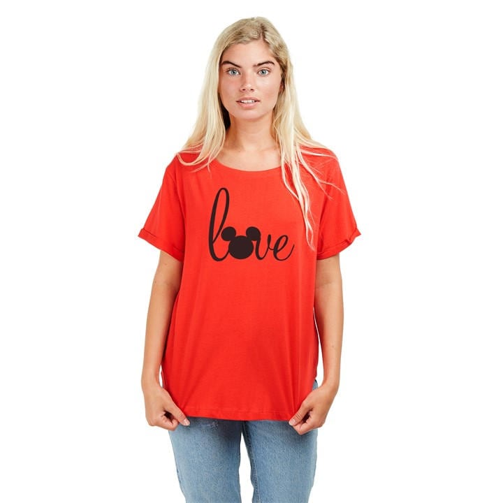 Disney T-shirt In Red