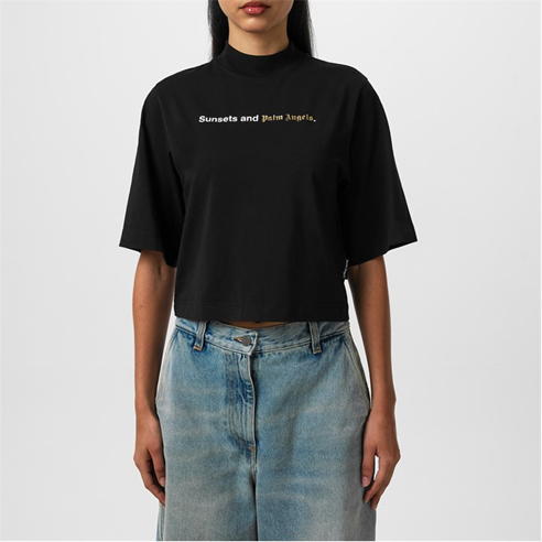PALM ANGELS - Sunsets Cropped T-Shirt