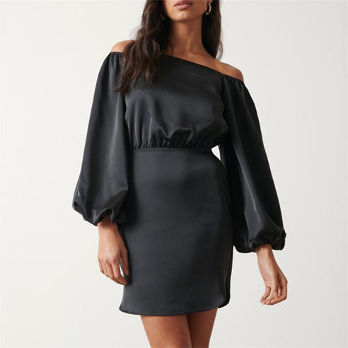 Pretty Lavish - Women's P Fern Off-Shoulder Bardot Mini Dress