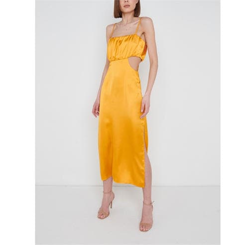 strapless open back dress Hunter Bell main image 1