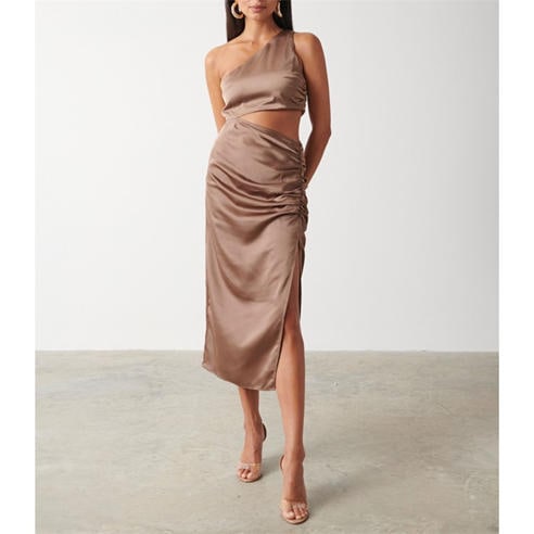 Pretty Lavish - Women's Cut Out Structured Fit Dress