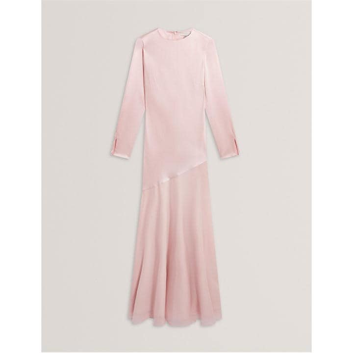 Ted Baker Ted LS Maxi Dress Ld61 - Pink