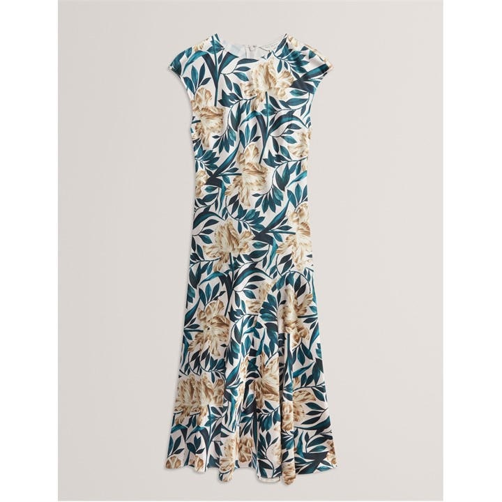Ted Baker Women's Print Sleeveless Tea Dress - Cream