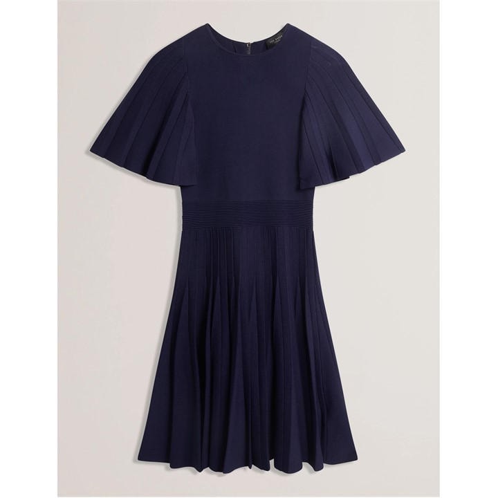 Ted Baker Women's Blue Ted Knit Skater Drs Size 8