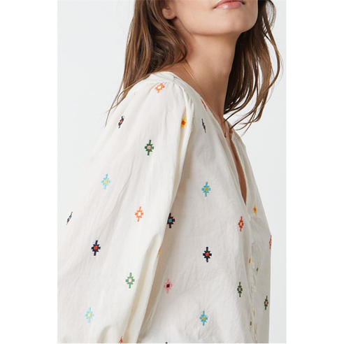 Velvet by Graham and Spencer - Women's Embroidered Regular Fit T-Shirt