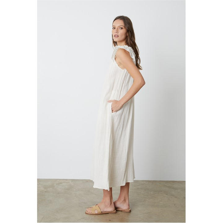 Velvet by Graham and Spencer Women's Gauze Shift Dress - Brown