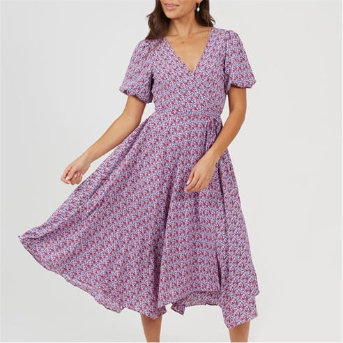 Pink Wrap Dresses | Hot Pink Wrap Dresses & More