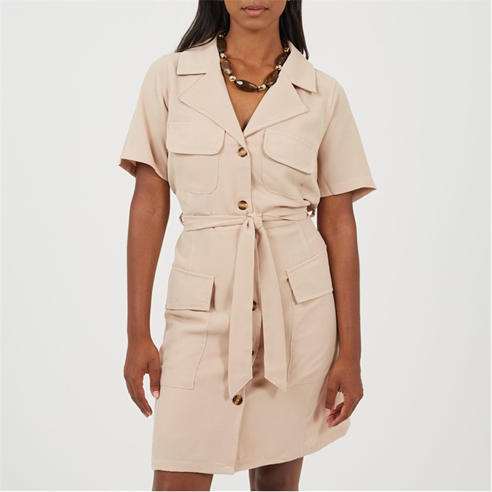 Brave Soul - Women's Short Sleeve Wrap Dress