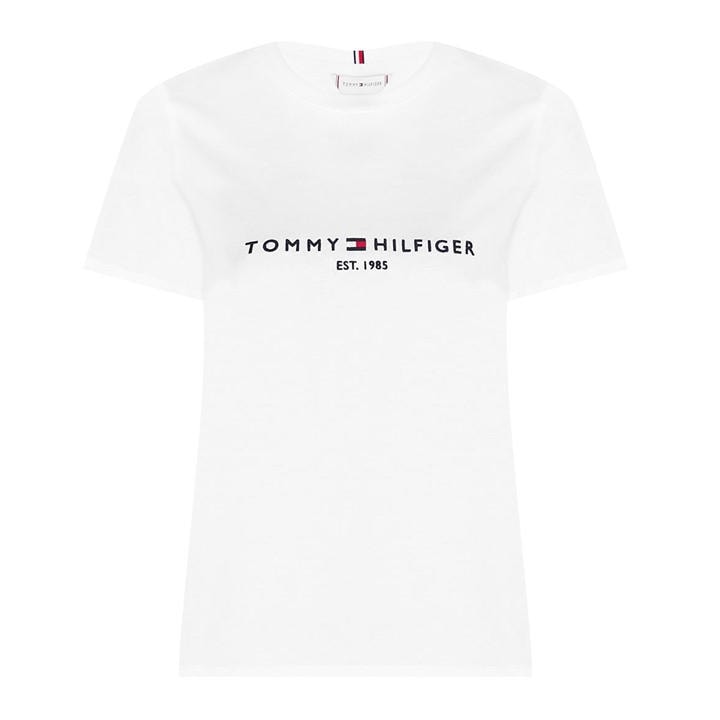 Tommy Hilfiger Women's White Essential T Shirt Size 10