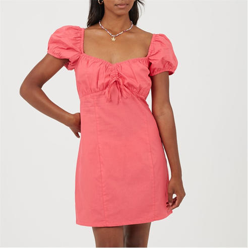 strapless open back dress Meliora Savoir-Faire Cream Peplum Dress