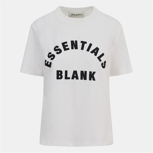 Blank Essentials - Blank Arched Print Puff T-Shirt Ladies