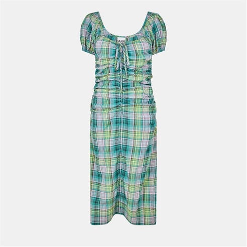 green cami dress Amalthea Top Green Check