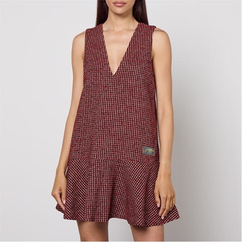 GANNI - Women's Check Mini Dress