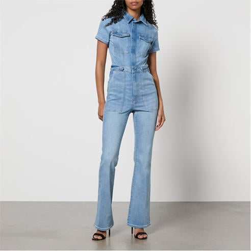 GOOD AMERICAN - Women's Bootcut Jumpsuit