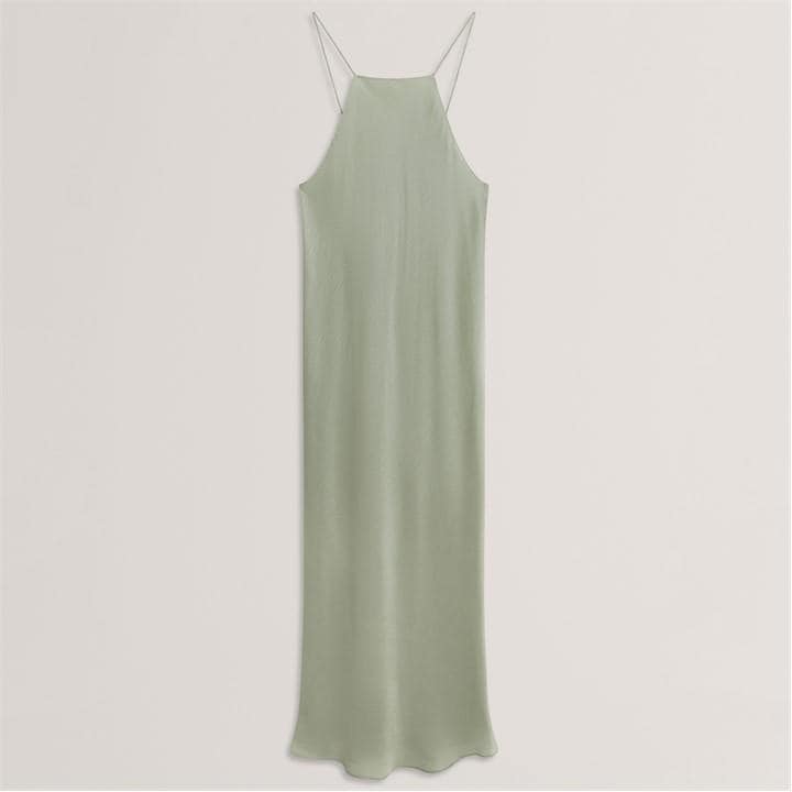 Ted Baker Ted Baker Halter Neck Midi Dress - Green