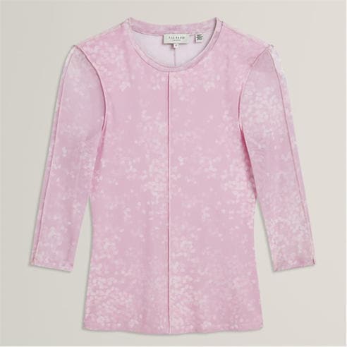Ted Baker - Ted Mesh Print Top Ld63