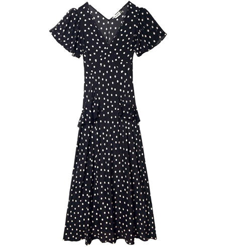 RIXO - Women's Evie Tea Dress