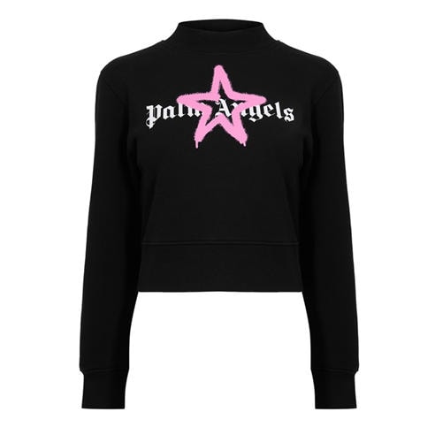 PALM ANGELS - Palm Star Fit Crew Ld99
