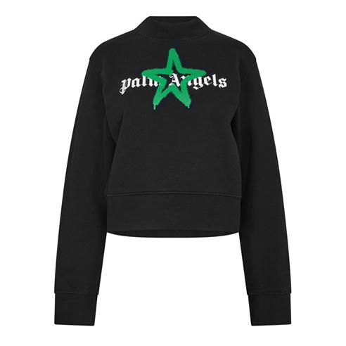 PALM ANGELS - Palm Star Fit Crew Ld99
