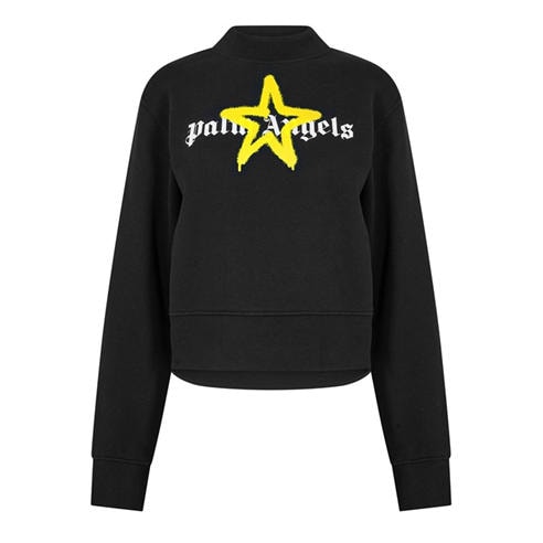 PALM ANGELS - Palm Star Fit Crew Ld99
