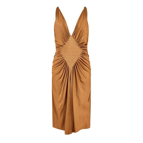 VERSACE - Women's Liquid Cocktail Slinky Dress