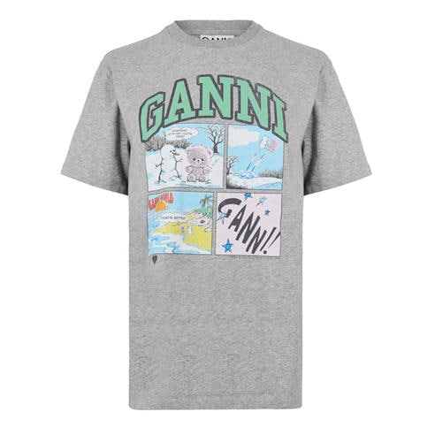 GANNI - Women's Basic Jersey Teddy T-Shirt