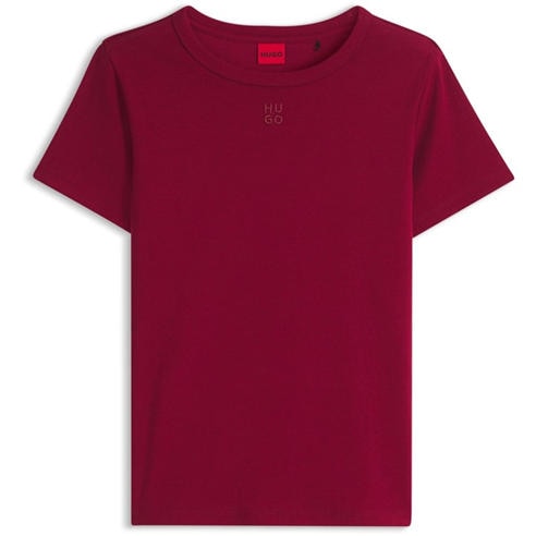 Hugo - Womens HUGO Short Sleeve Crew Neck T-Shirt with Logo Detail (Deloris)