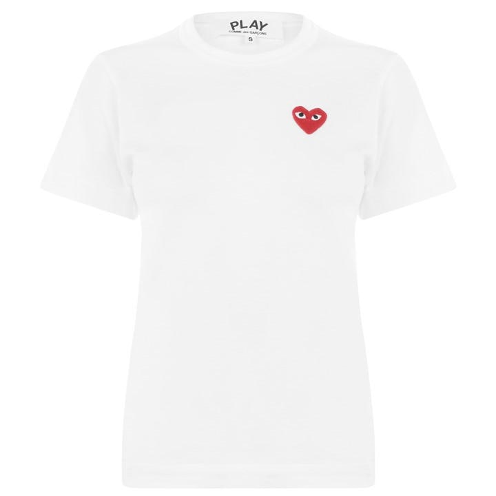 COMME DES GARCONS PLAY Small Peeping Heart T-Shirt Regular Fit
