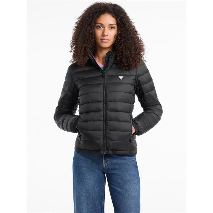 Guess Women's Black Hd Puffer Ld54
