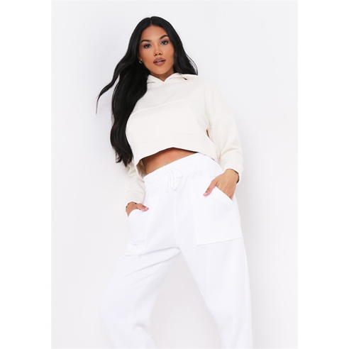 Missy Empire - Front Cropped Hoodie