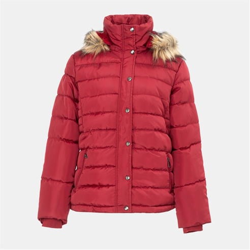 I Saw It First - Women's ISIF Detachable Hood Fur Trim Sherpa Lined Parka