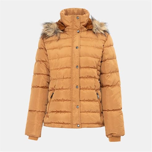 I Saw It First - Women's ISIF Detachable Hood Fur Trim Sherpa Lined Parka