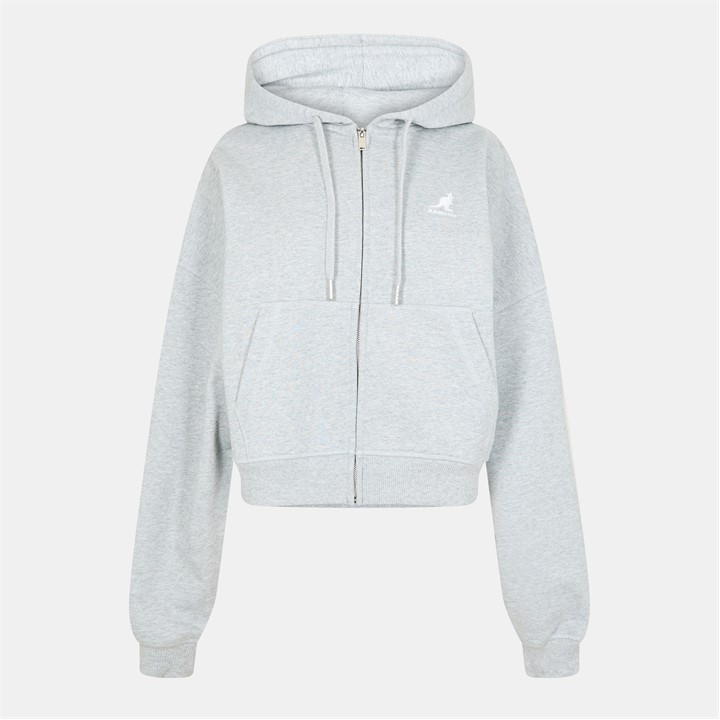 Kangol Zip Hoodies Ld62 In Grey