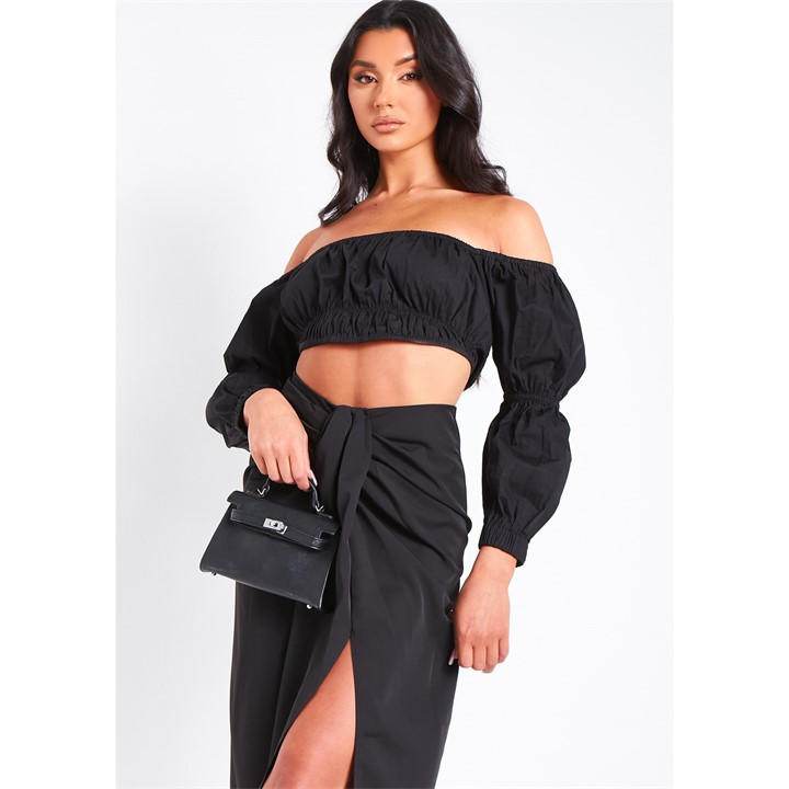 MISSY EMPIRE PUFF SLEEVE BARDOT TO